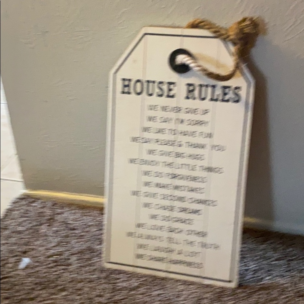 Wood sign